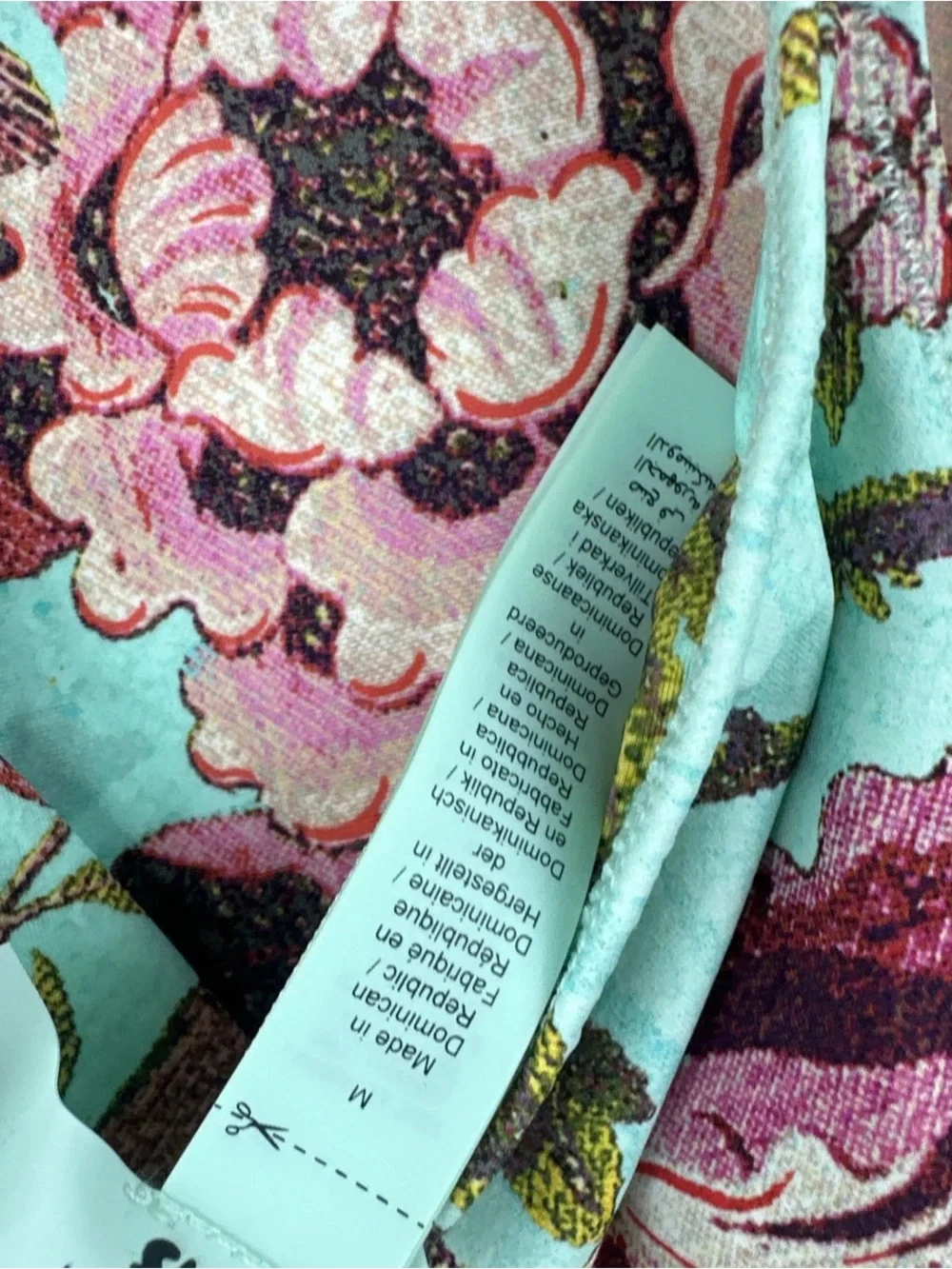 Skims x Roberto Cavalli Tie Waist One Piece Fagianella Print Size Medium